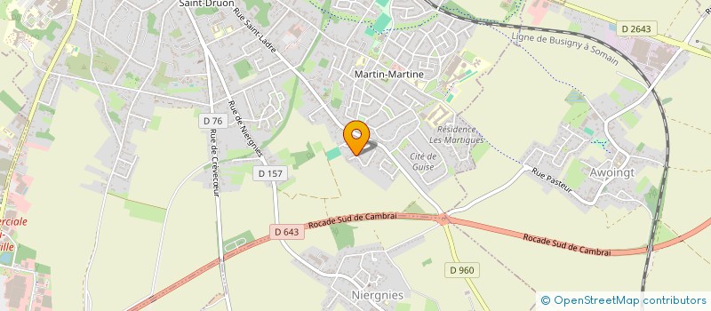 localisation de l'entreprise MONSIEUR JEAN-JACQUES LOUISON à CAMBRAI