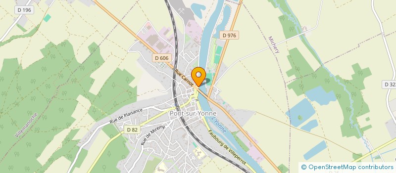 localisation de l'entreprise MONSIEUR JEAN-JACQUES LOYER  PONT-SUR-YONNE