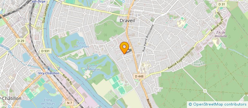 localisation de l'entreprise MONSIEUR JEAN-JACQUES LUMUMBA LUVIYA  DRAVEIL