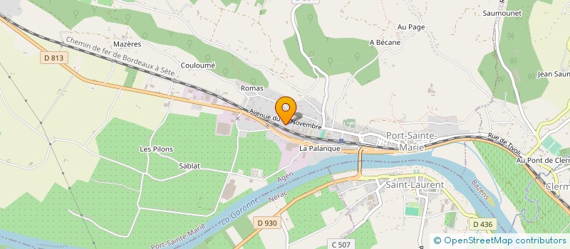 localisation de l'entreprise MONSIEUR JEAN-JACQUES LUSSON  BRUCH