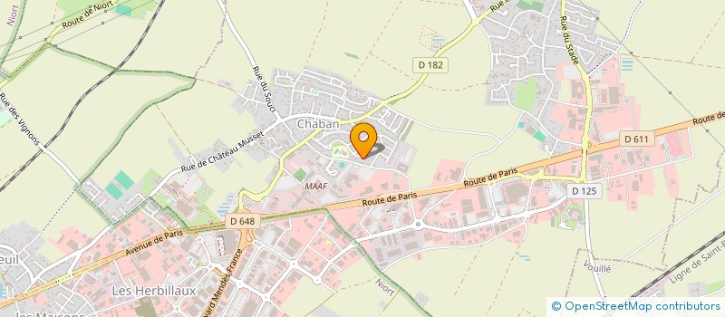 localisation de l'entreprise MONSIEUR JEAN-JACQUES MARIN  CHAURAY