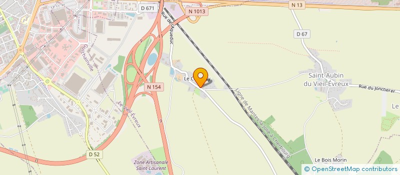 localisation de l'entreprise MONSIEUR JEAN-JACQUES MASCRIER  LE VIEIL-EVREUX
