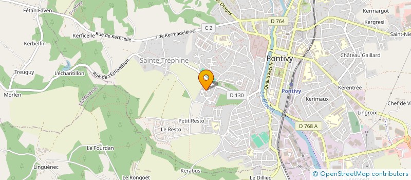 localisation de l'entreprise MONSIEUR JEAN-JACQUES MATOUE SILAHO à PONTIVY