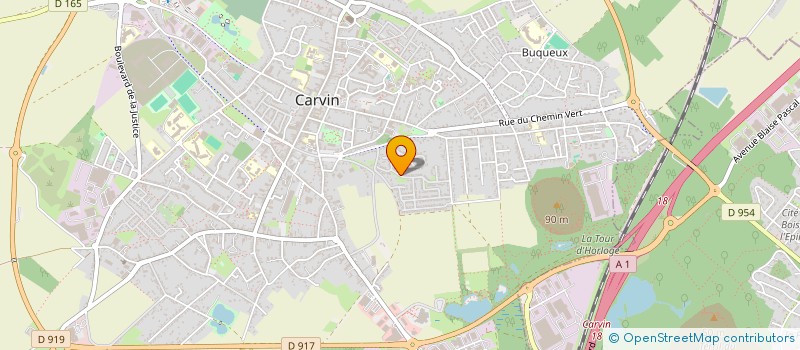 localisation de l'entreprise MONSIEUR JEAN JACQUES MAZAJCZYCK  CARVIN