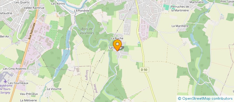 localisation de l'entreprise MONSIEUR JEAN-JACQUES MENIER  VEIGNE