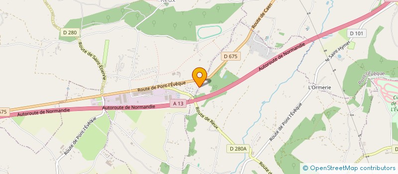 localisation de l'entreprise MONSIEUR JEAN JACQUES MERCIER  REUX