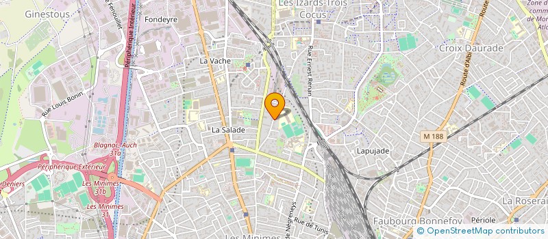localisation de l'entreprise MONSIEUR JEAN JACQUES MESLE  TOULOUSE