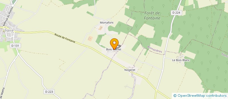 localisation de l'entreprise MONSIEUR JEAN-JACQUES MICHELET à NERE