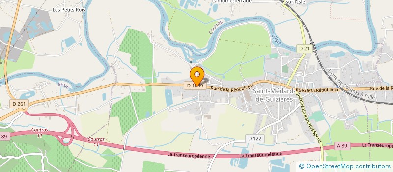 localisation de l'entreprise MONSIEUR JEAN JACQUES MICOINE  SAINT-MEDARD-DE-GUIZIERES