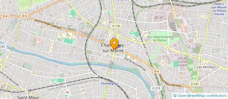 localisation de l'entreprise MONSIEUR JEAN-JACQUES MONOT  CHAMPIGNY-SUR-MARNE