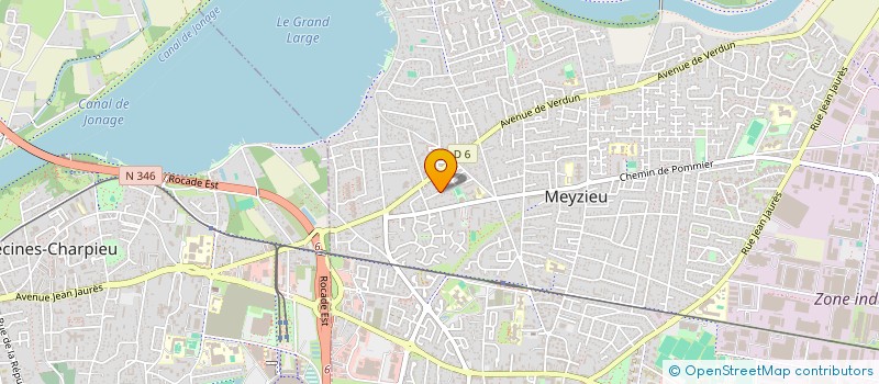 localisation de l'entreprise MONSIEUR JEAN-JACQUES MOREL à MEYZIEU