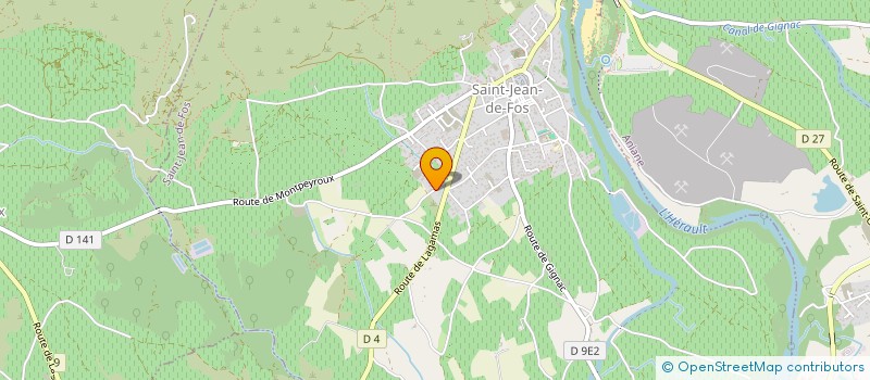 localisation de l'entreprise MONSIEUR JEAN-JACQUES MOUTIN  SAINT-JEAN-DE-FOS