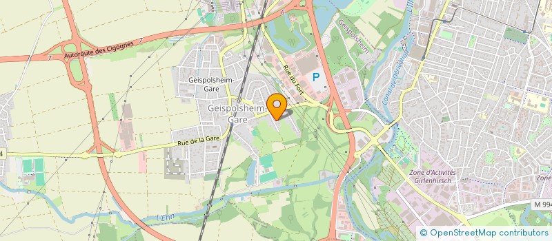 localisation de l'entreprise MONSIEUR JEAN-JACQUES MWANGELU MULEMESA  GEISPOLSHEIM