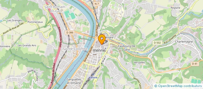 localisation de l'entreprise MONSIEUR JEAN-JACQUES NATIVEL à VIENNE