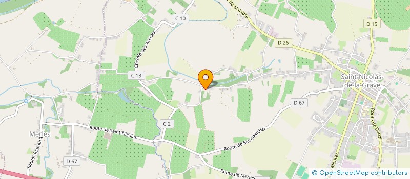 localisation de l'entreprise MONSIEUR JEAN-JACQUES NONES  SAINT-NICOLAS-DE-LA-GRAVE