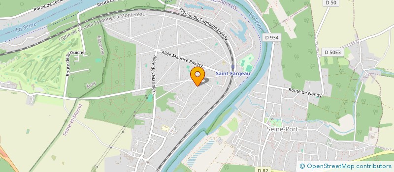 localisation de l'entreprise MONSIEUR JEAN-JACQUES NORET  SAINT-FARGEAU-PONTHIERRY