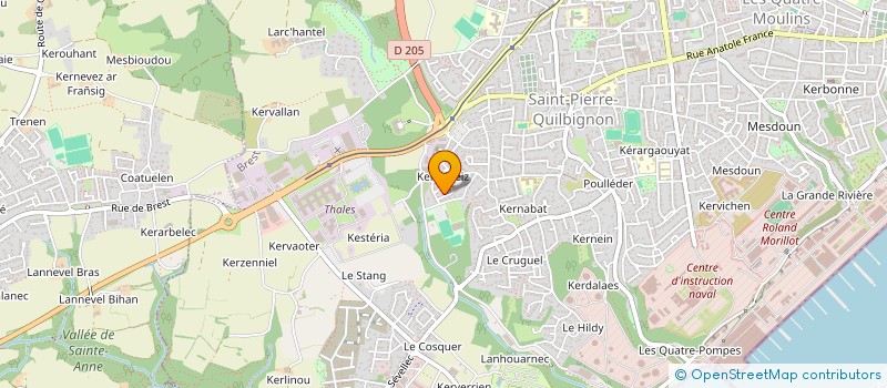 localisation de l'entreprise MONSIEUR JEAN-JACQUES OUCHENE à BREST