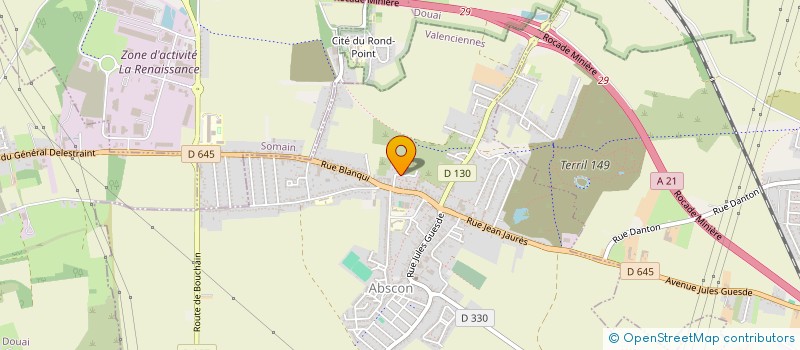 localisation de l'entreprise MONSIEUR JEAN-JACQUES PAGNIEZ  ABSCON