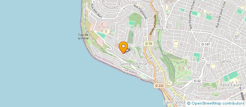 localisation de l'entreprise MONSIEUR JEAN-JACQUES PAILLARD  SAINTE-ADRESSE