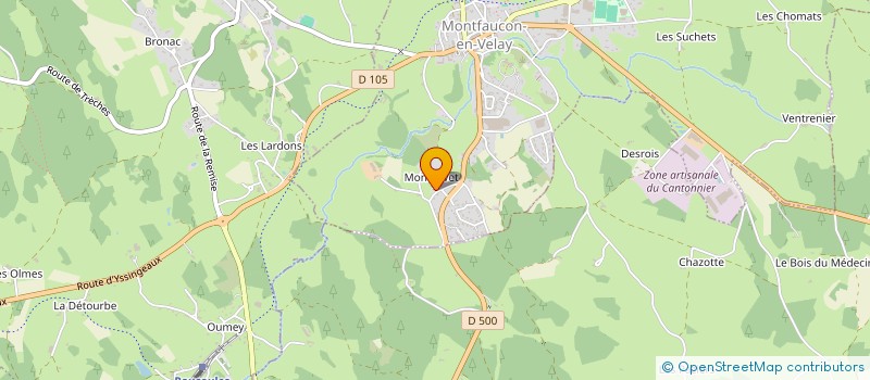 localisation de l'entreprise MONSIEUR JEAN-JACQUES PAILLET à MONTFAUCON-EN-VELAY