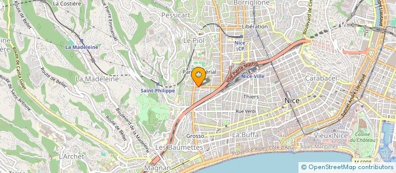 localisation de l'entreprise MONSIEUR JEAN-JACQUES PALOS à NICE
