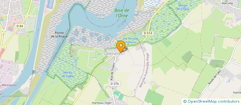 localisation de l'entreprise MONSIEUR JEAN-JACQUES PASSERA  SALLENELLES