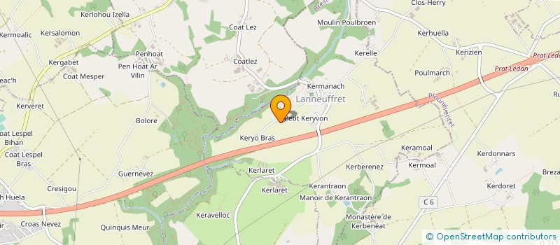 localisation de l'entreprise MONSIEUR JEAN-JACQUES PAUGAM  LAMPAUL-GUIMILIAU