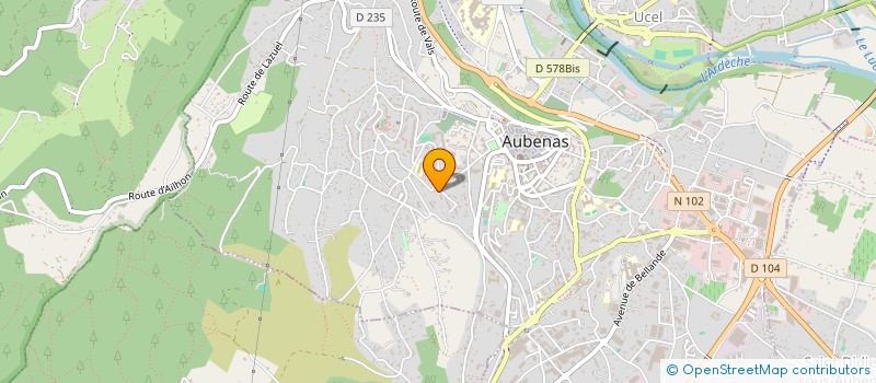localisation de l'entreprise MONSIEUR JEAN-JACQUES PAZDZIOR à AUBENAS