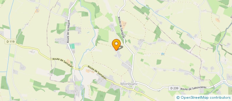 localisation de l'entreprise MONSIEUR JEAN-JACQUES PELISSIER  MONBLANC