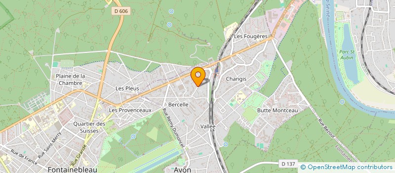 localisation de l'entreprise MONSIEUR JEAN-JACQUES PERAUDIN  AVON