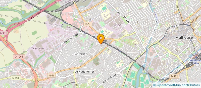 localisation de l'entreprise MONSIEUR JEAN-JACQUES PEREIRA  MULHOUSE