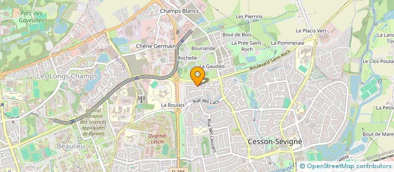 localisation de l'entreprise MONSIEUR JEAN-JACQUES PERIGNON  CESSON-SEVIGNE