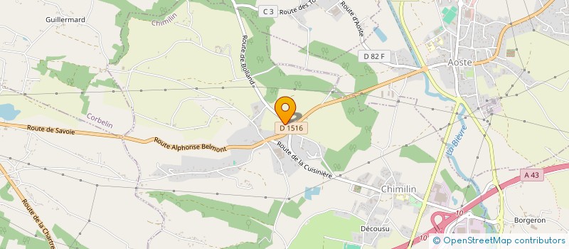 localisation de l'entreprise MONSIEUR JEAN-JACQUES PESCE  CHIMILIN