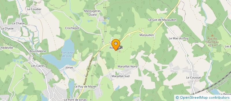 localisation de l'entreprise MONSIEUR JEAN-JACQUES PETIT  AMBAZAC