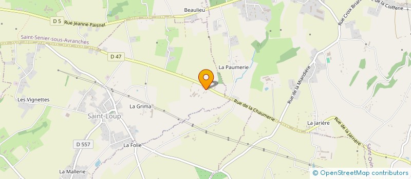 localisation de l'entreprise MONSIEUR JEAN-JACQUES PEUILLON à LE VAL-SAINT-PERE
