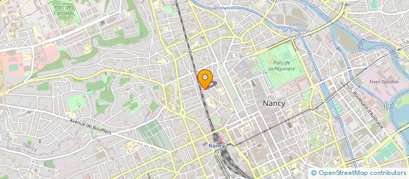 localisation de l'entreprise MONSIEUR JEAN-JACQUES PHILIPPON  NANCY