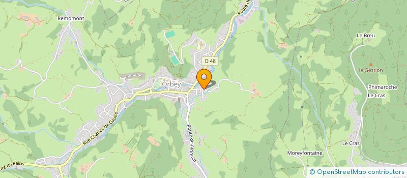 localisation de l'entreprise MONSIEUR JEAN-JACQUES PIERRE  ORBEY