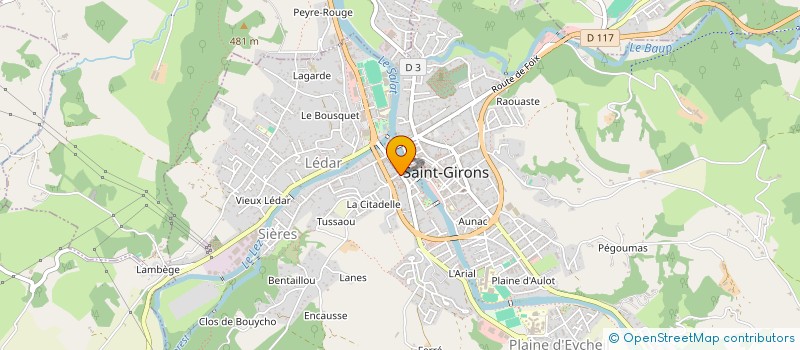 localisation de l'entreprise MONSIEUR JEAN-JACQUES PINET à SAINT-GIRONS