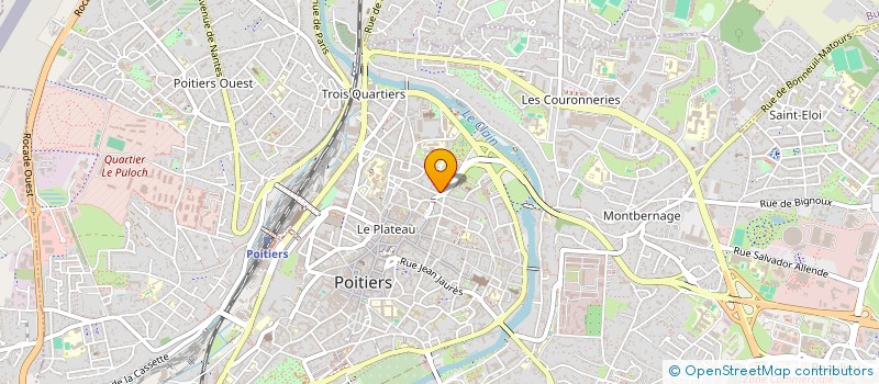 localisation de l'entreprise MONSIEUR JEAN-JACQUES PION  POITIERS