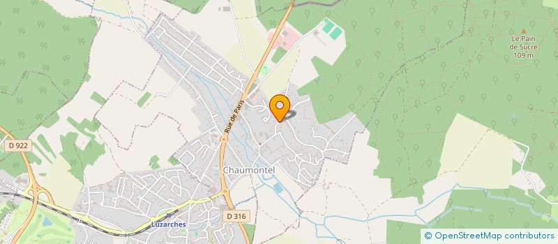 localisation de l'entreprise MONSIEUR JEAN-JACQUES PLANCASSAGNE  CHAUMONTEL