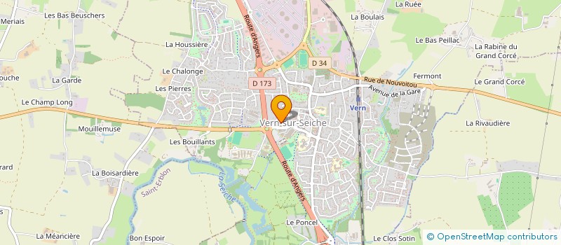 localisation de l'entreprise MONSIEUR JEAN-JACQUES PLUNIAN  VERN-SUR-SEICHE