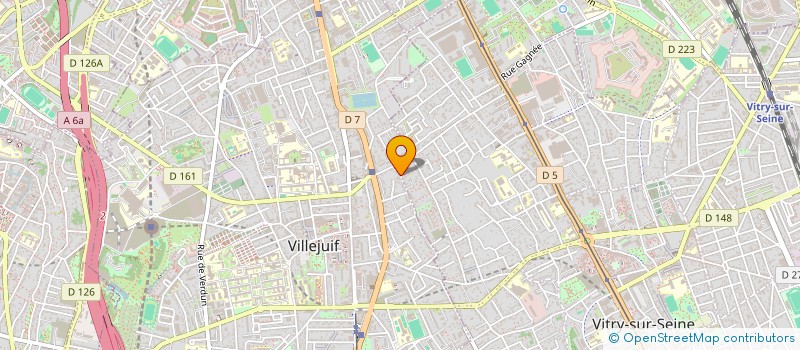 localisation de l'entreprise MONSIEUR JEAN-JACQUES POIRIER à VITRY-SUR-SEINE