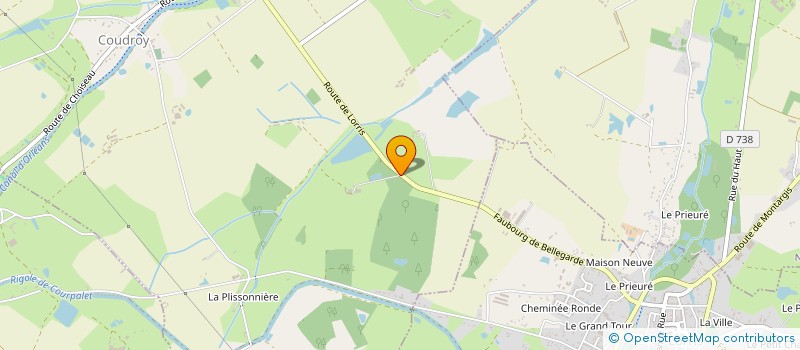 localisation de l'entreprise MONSIEUR JEAN-JACQUES POIRON  COUDROY