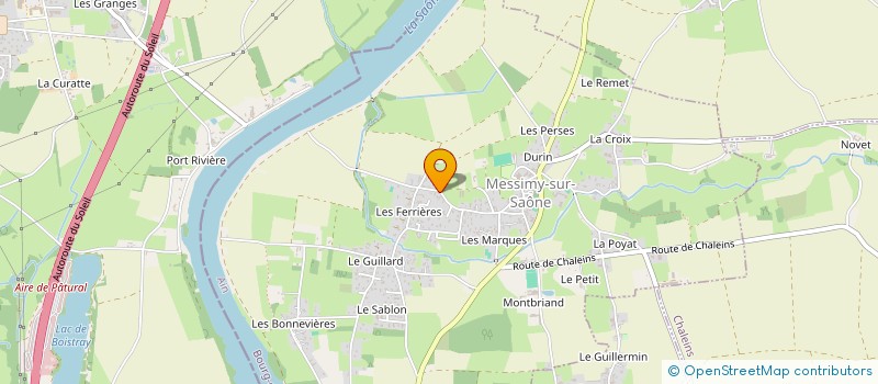 localisation de l'entreprise MONSIEUR JEAN-JACQUES PORTIER  MESSIMY-SUR-SAONE