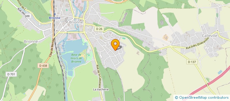 localisation de l'entreprise MONSIEUR JEAN JACQUES PREVOT  BRIONNE