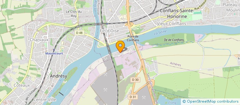 localisation de l'entreprise MONSIEUR JEAN JACQUES REINHARD  CONFLANS-SAINTE-HONORINE