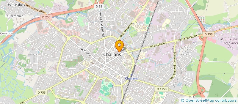 localisation de l'entreprise MONSIEUR JEAN-JACQUES RENAUD à CHALLANS