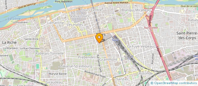 localisation de l'entreprise MONSIEUR JEAN-JACQUES RENOU  TOURS