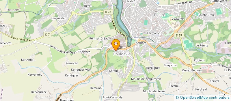 localisation de l'entreprise MONSIEUR JEAN-JACQUES RERE à DOUARNENEZ