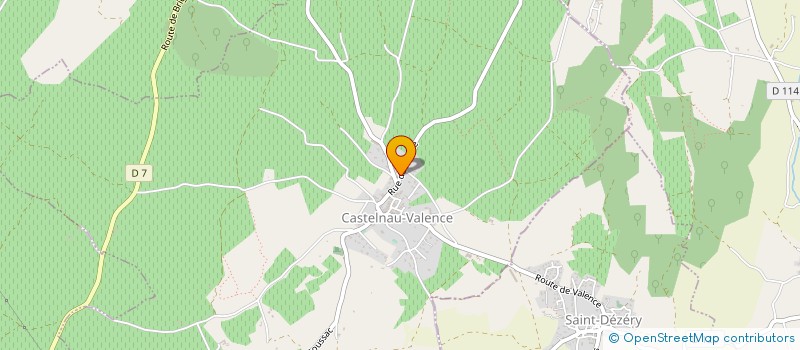 localisation de l'entreprise MONSIEUR JEAN-JACQUES REY  CASTELNAU-VALENCE